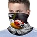 Ladybug on Daisy Flower Face Covers Exquisite Breathable Bandana Face Mask Scarf Soft Dust-proof Windproof Neck Gaiter Fashion Winter Neck Warmer Gator Scarf for Adult Face Shield