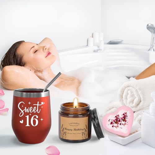 16th Birthday Gifts for Girls, Gifts for 16 Year Old Girls, Sweet 16th Birthday Hampers Presents, 16 th Birth day Gift Basket Ideas for Her Best Friend, Daughter, Niece, Sister, Granddaughter, Bestie - Image 3