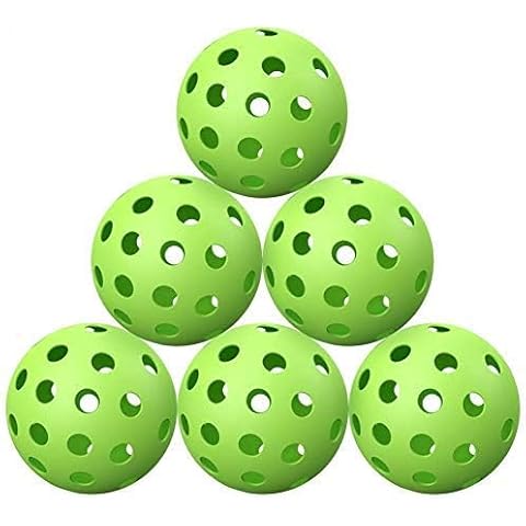 SPORTSYUVA X Pickle Balls for Outdoor and Indoor Suitable for All People Professional and Beginners,Pack of 6 Cover