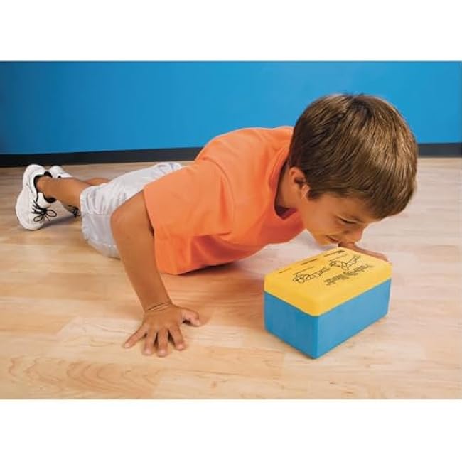 S&S Worldwide Foam Push-Up Block, 8 x 5 x 4-1/4IN