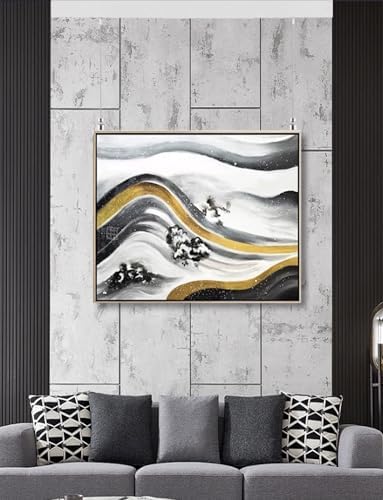 Aluminum Picture Hanging Track and Photo Display Rail, 200cm Gallery Hanger for Studio, Hallway, Home Decor, Adjustable Art Display System, Easy Install