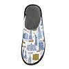 Gugusary New York Slippers for Women's and Men's Warm Casual Non-slip House Shoes 10.5-11 #4