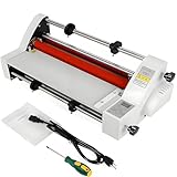HaiZethonic Laminadora, Máquina Laminadora, Laminadora De Rollos De Película V350, Laminador De Rodillos con Botón De Ajuste, Mango Giratorio,para Proteger El Papel Documentos Y Foto
