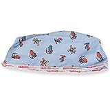 Gima Fantasy Cap, Hellblau. OP-Haube aus 100% Baumwolle mit Fantasy-Bildern auf hellblauem Hintergrund.