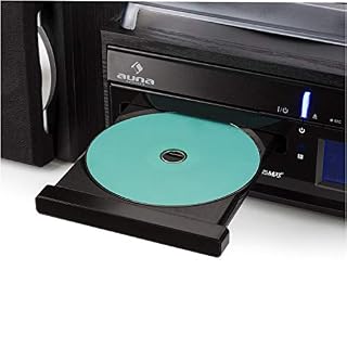AUNA DS-2 - Chaîne stéréo, Platine Vinyle, Lecteur CD, Récepteur Radio, Entrées USB/SD, Fonction enregistreur MP3… – Image 4
