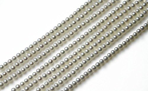 AAA 2-2.5mm Round Freshwater Cultured Seed Pearl Strands in 16 Inches for Jewelry Making Beads