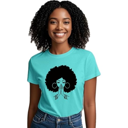Image of Black History Shirts Black Graphic tees for Men and Women, Magic Fashion Afro American Natural Hair Vintage Melanin T-Shirts