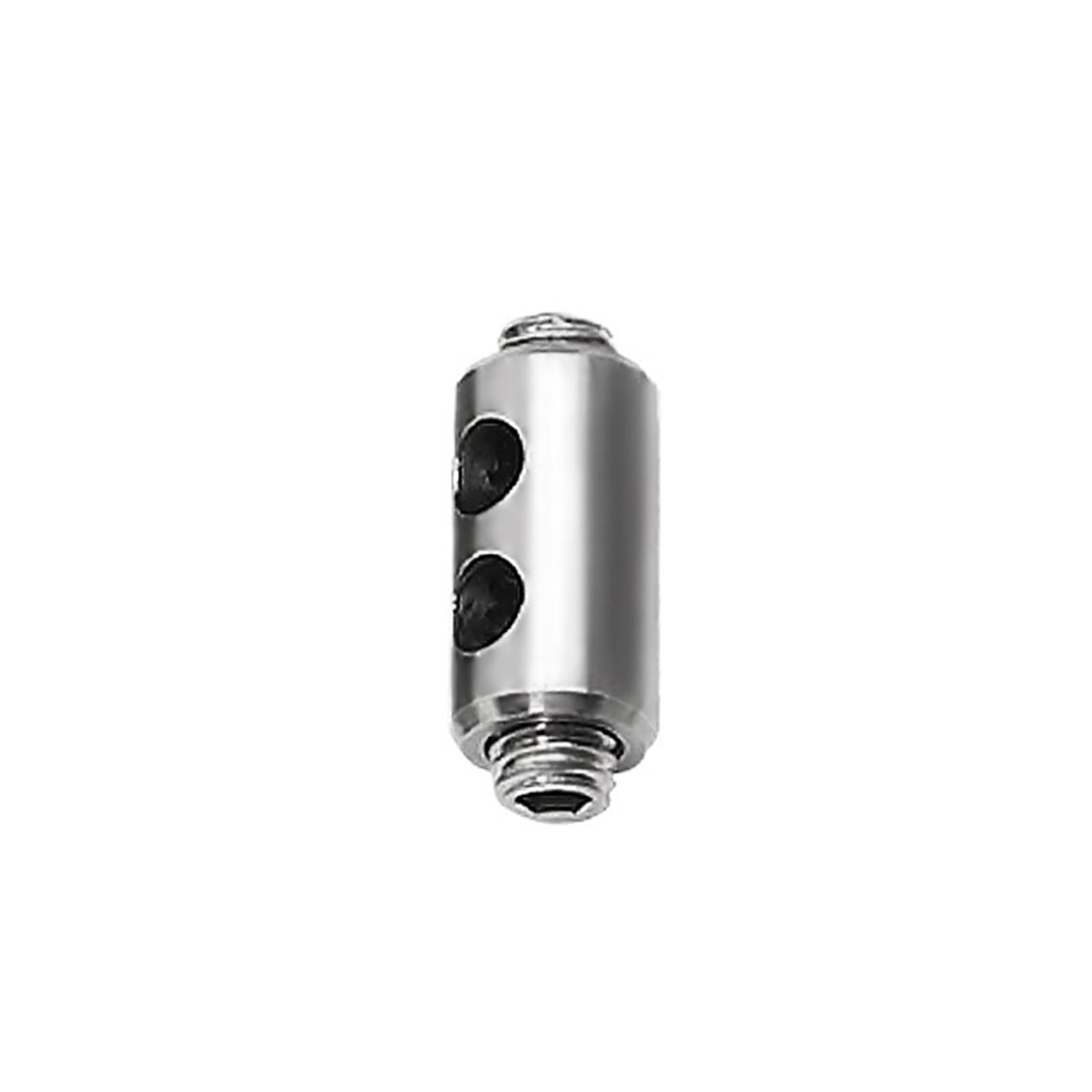 Abrazaderas de Cable de acero de 1-3mm, Clip de Cable de suspensión de doble orificio, ajuste de tornillo, cerraduras telescópicas, accesorios de sujeción, 10 Uds.(G-100pcs)