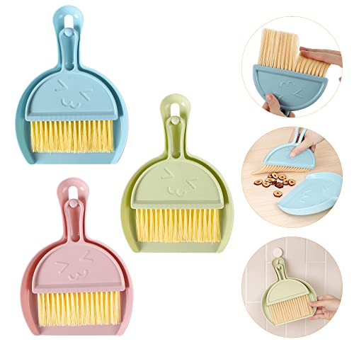 Small Dustpan And Brush Set, Whisk Broom And Dust Pan With Handle, Nesting Tiny Cleaning Broom, Mini Hand Broom And Dustpan Set For Table, Desk, Keyboard, Cars And Pet Nest - View #5