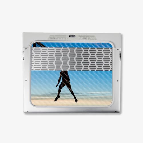 Image of MightySkins Carbon Fiber Skin Compatible with Alienware X14 R2 (2023) Full Wrap Kit - Moon Dunk | Protective, Durable Textured Carbon Fiber Finish | Easy to Apply & Change Styles | Made in The USA