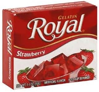 Royal Gelatin, Strawberry 1.4oz 4-pack