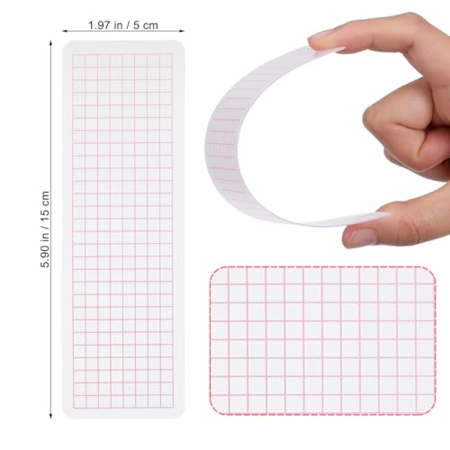 Image of Housoutil Washi Tape Boards 40Pcs Plastic Sample Cards Organizer Portable Tape Storage for Scrapbooking Journaling Office School Home Use