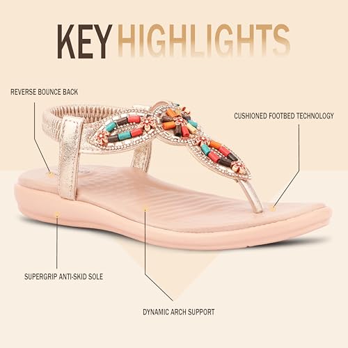 Image of Medifeet SoftStep Boho Chic Sandals - Pain-Free Fashion Walking | Style Without Sacrificing Comfort