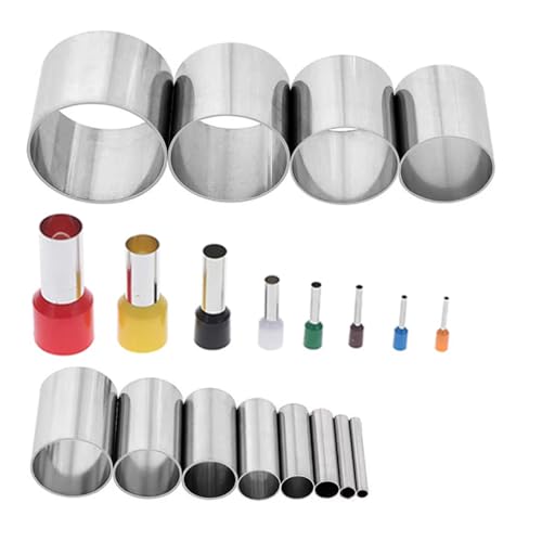 20PCS Stainless Steel Clay Cutter Round Circle...