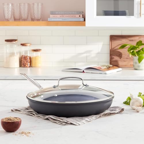 Cuisinart Chef's Classic™ Nonstick Hard Anodized 12" Nonstick Skillet with Glass Cover by Cuisinart - Image 2
