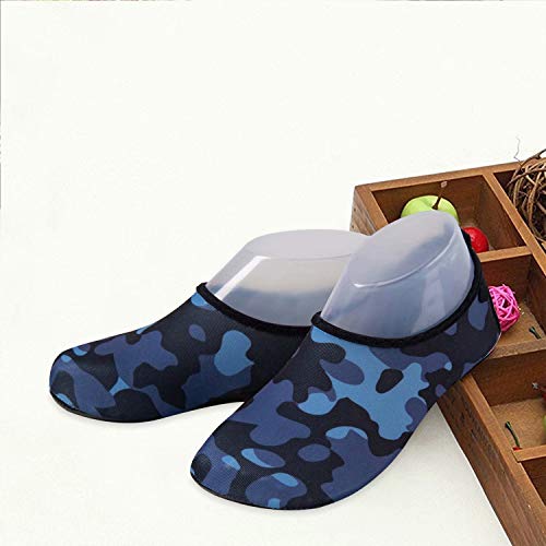 Toddler Kids-Water-Shoes Lightweight Non-Slip Aqua-Socks Swim-Shoes For Beach-Pool Walking For Boys Girls(Mc/Black,32/33) #TOP7