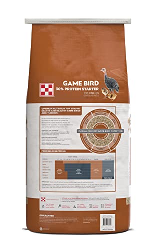 Purina® | Game Bird + Turkey 30% Protein Starter Feed | 40 Pound (40 lb.) Bag - Thumbnail 2