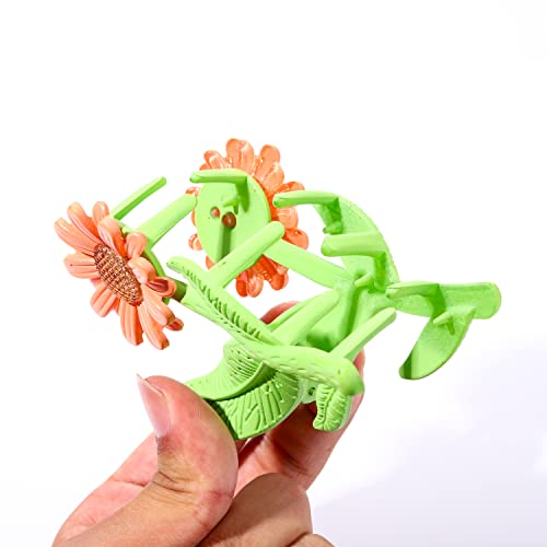 6 Pcs Flower Hair Claw Clips Large Tulip Sunflower Metal Hair Jaw Clips Non Slip Colorful Floral Strong Hold Hair Catch Clamps Barrettes For Women Girls Sister Long Thick Thin Curly Hair #TOP5