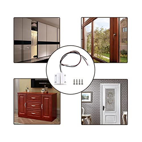 VictorsHome Interruptor magnético de palheta NC NO COM montagem em superfície, sensor de contato com