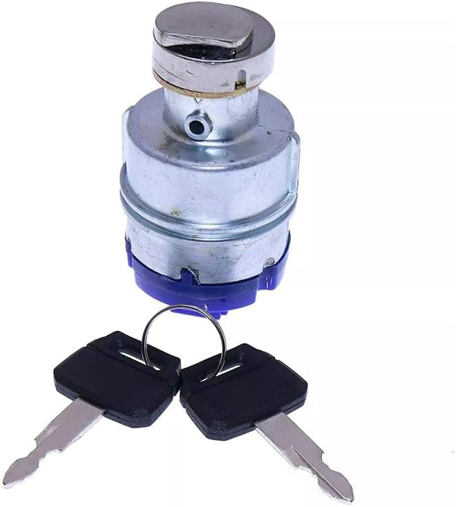 Aftermarket Electric Spray Ignition Switch with 2 Keys YN50S00026F1 Fit Intended for Excavator E175B E215B E80BMSR EH215