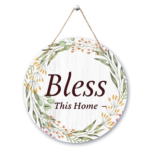 EFJhATCABless This Home Front Door DecorANX`t@[nEXEFJTCAփ|[`pAGreenery Ehz[hAnK[TC[vtAVzjMtg-20