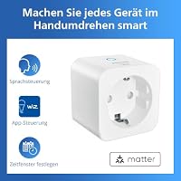Philips Smart Lighting Smart Plug Matter Typ F, Automatisierungen, Sprach-/App-Steuerung, Connected by WiZ, 2 Pack – Ansicht 2