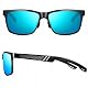 Kingseven Sonnenbrille Herren mit polarisierten Linsen und Metallrahmen