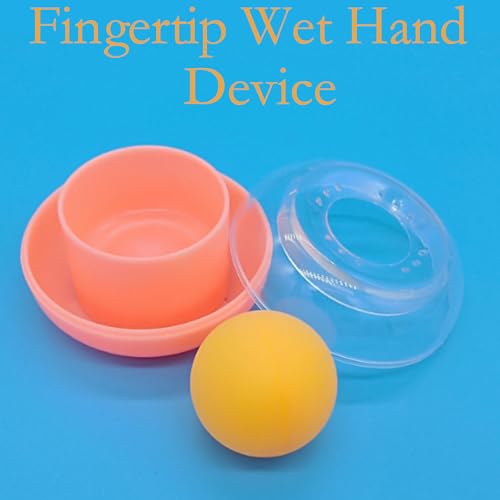 3 Stück Fingerbefeuchter, Kugelförmiger Fingerbefeuchter, Fingerspitzenbefeuchter, Effizienter Handfeuchter zum Geldzählen, Finger Runder Luftbefeuchter, Fingerkugelbefeuchter