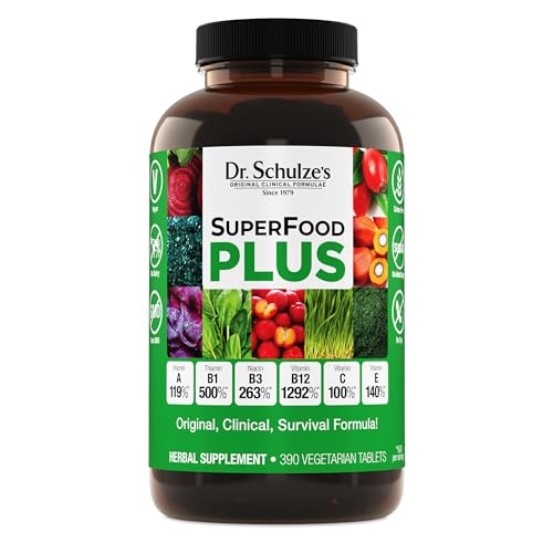 Dr. Schulze's SuperFood Plus - Everyday Superfood Supplement to Support