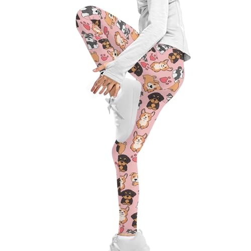 Toddler Girls Active Leggings Trousers Tummy Control Dance Yoga Leggings Tights3