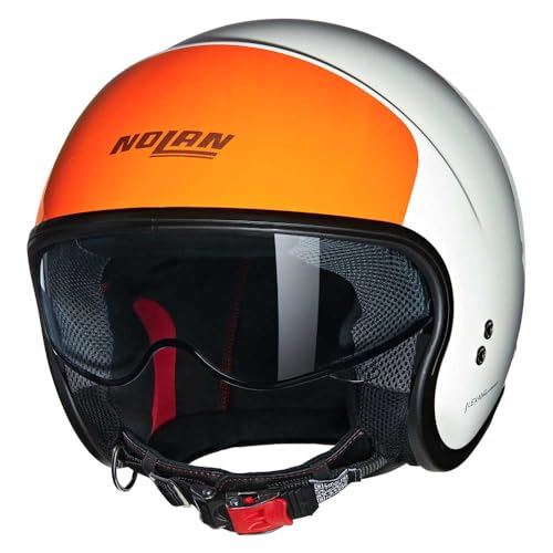 Casque Nolan N21 XL perle orange pour éviter la chaleur en ville