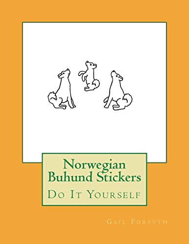 Norwegian Buhund Stickers: Do It Yourself