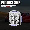 Chrome Volume Control Knob,Volume Dial Tuner Control Knob Cap Stereo Knobs Rotary Switch Button Cover Accessories for Corvette C8 Stingray Z51 2020+ and for C8 Z06 2023+/E-Ray 2024+ (Style 2)