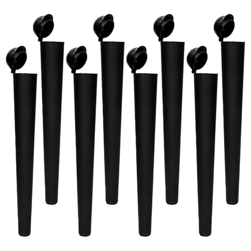 HANZMQIYJJ 8 Pcs Smell Proof Joint Tubes,Joint Holder,120mm Opaque Pop Top Containers Pre-Rolled Cone Holders For Cigar Cigarettes Tube Container Airtight Weed Storage Case