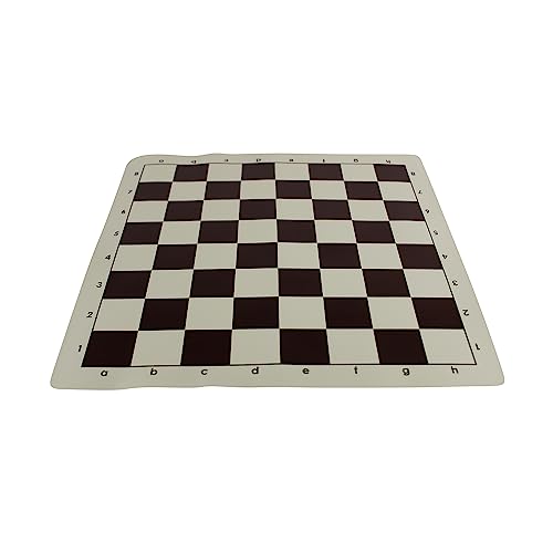 Jeu d'échecs roll up 20 pouces marron finition haut de gamme Double Queen - 2