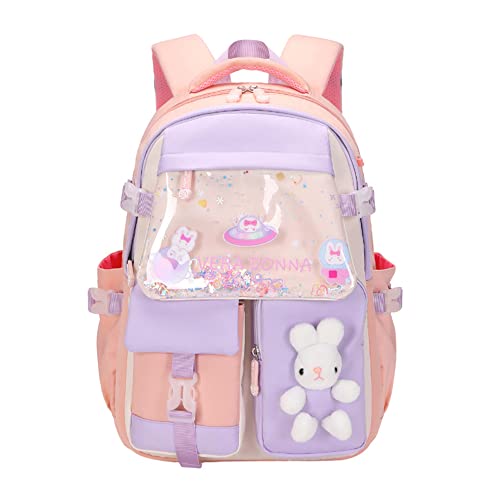 Lanshiya Kawaii Backpack For School Girls Bunny Backpack Kids Casual Bookbag Cute Outdoor Daypack #TOP2