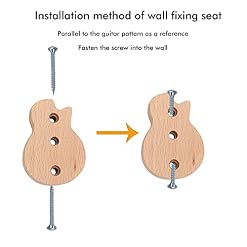 Support de guitare en bois dur pour violon (GG-4) - Les Beatles, Paul McCartney, John Lennon, RIngo Starr, George Harrison Support de guitare en bois dur pour violon (GG-4) – Image 2