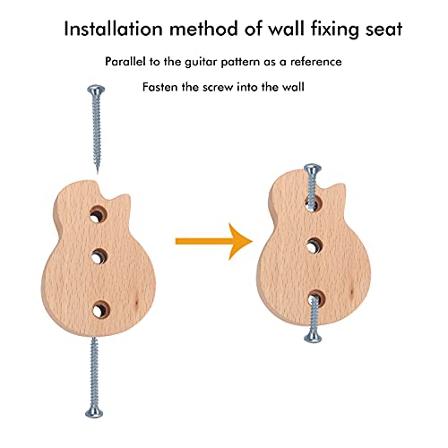 Support de guitare en bois dur pour violon (GG-4) - Les Beatles, Paul McCartney, John Lennon, RIngo Starr, George Harrison Support de guitare en bois dur pour violon (GG-4) – Image 3