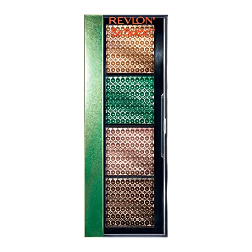 Eyeshadow Palette by Revlon, So Fierce Prismatic Eye Makeup, Ultra Creamy Pigmented in Blendable Matte & Pearl Finishes, 962 Fully Loaded, 0.21 Oz