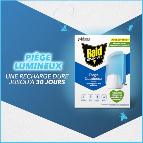 Raid Essentials 2x Lichtfalle Nachfüller für Fliegen und Motten, 2er Pack – Ansicht 6