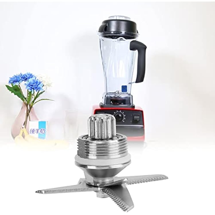 Blender Blade Replacement Stainless Steel Blender Replacement Parts for Crushed Ice, Mixing Cutting Blender Blade Compatible with VM 5200 Series Juicer Blender 64oz 48oz 32oz Containers