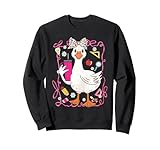 Coquette Silly Goose Preppy Floral Teacher Back To School Sweatshirt