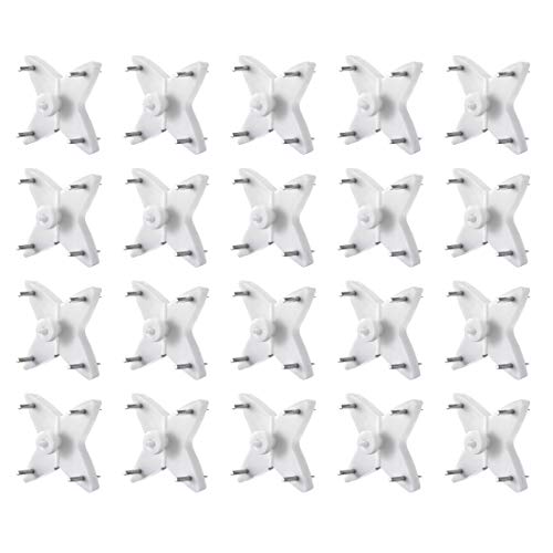 Image of uxcell 17lbs Hanger for Hardware, Fasteners Hooks Wall Mount Non-Mark Hook Picture Photo Frame Hangers, 20 Pcs