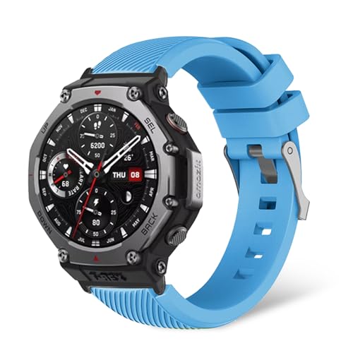[YANMONGI] For Amazfit T-Rex 3 Pro 48mm&44mm/Amazfit T-Rex 3 �o���h �V���R���� �����x���g �ʋC �_�炩�� �h�� �y�� �ϏՌ� �h�� �j�����p �H��s�v�i�X�J�C�u���[�j