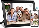 Digital Picture Frame WiFi : 10.1 Inch Smart Digital Photo Frame 1280x800 IPS HD Touch Screen, Auto-Rotate, Built in 32GB Memory, Electronic Picture Frame Share Moments Instantly via Uhale App