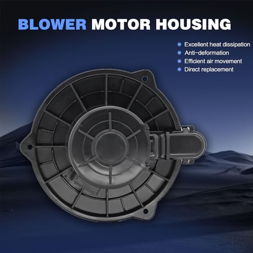 Image of HVAC Heater Blower Motor with Fan Cage 700133 Compatible with Hyundai Accent 2003-2011, Hyundai Azera 2006-2010, Kia Optima 2006-2010 Replace# 971133K000, 971121C000, 971132C001