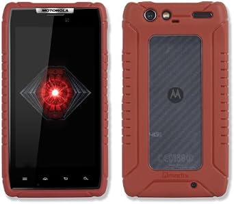 Qmadix QM-FGMTXT912RD-VB Flex Gel Vibe for Droid Razr - Retail Packaging - Red