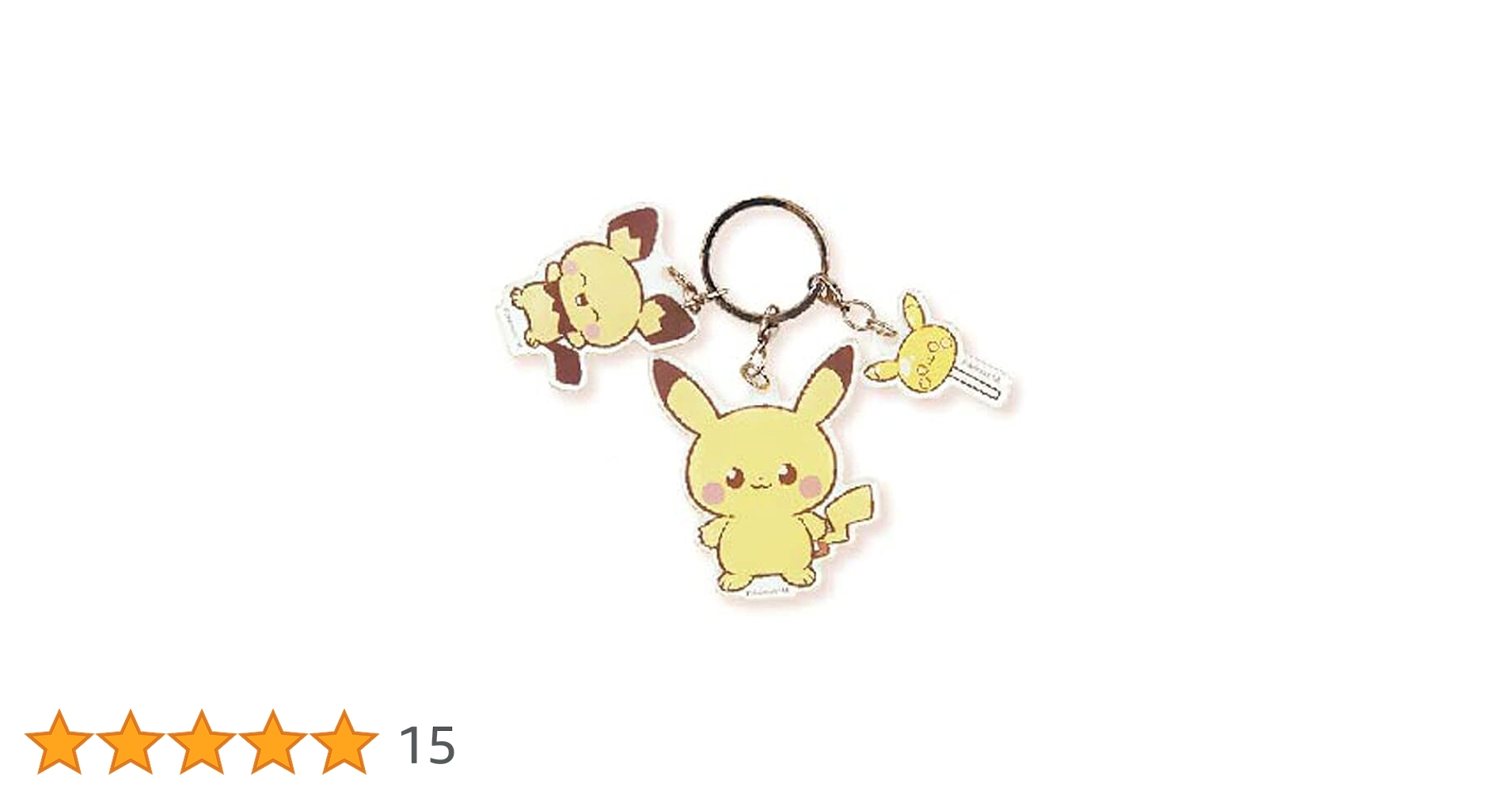 ポケモン　4連キーホルダー　ピカチュウ、 ヒノアラシ、コマゾウ ポケモン 4連キーホルダー ピカチュウ、 ヒノアラシ、コマゾウ