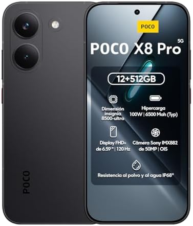 Smartphone Xiaomi Poco X8 Pro 512GB / 12GB Ram (Preto)