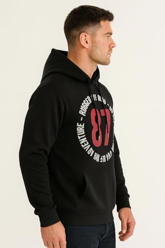 Image of GYRFALCON Solid, Regular Fit, Cotton Fleece Blend, Hooded Sweatshirt Pullovers for Men & Women(Pack of 1)